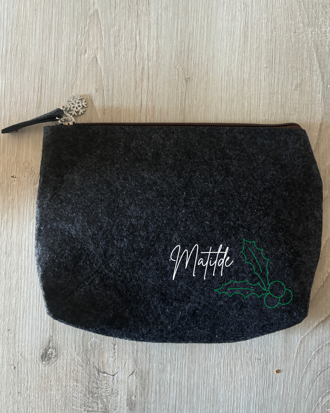 Neceser de fieltro personalizable