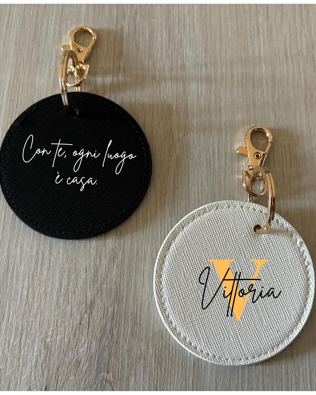 Portachiavi Personalizzati in Ecopelle - Eleganza e Sostenibilità