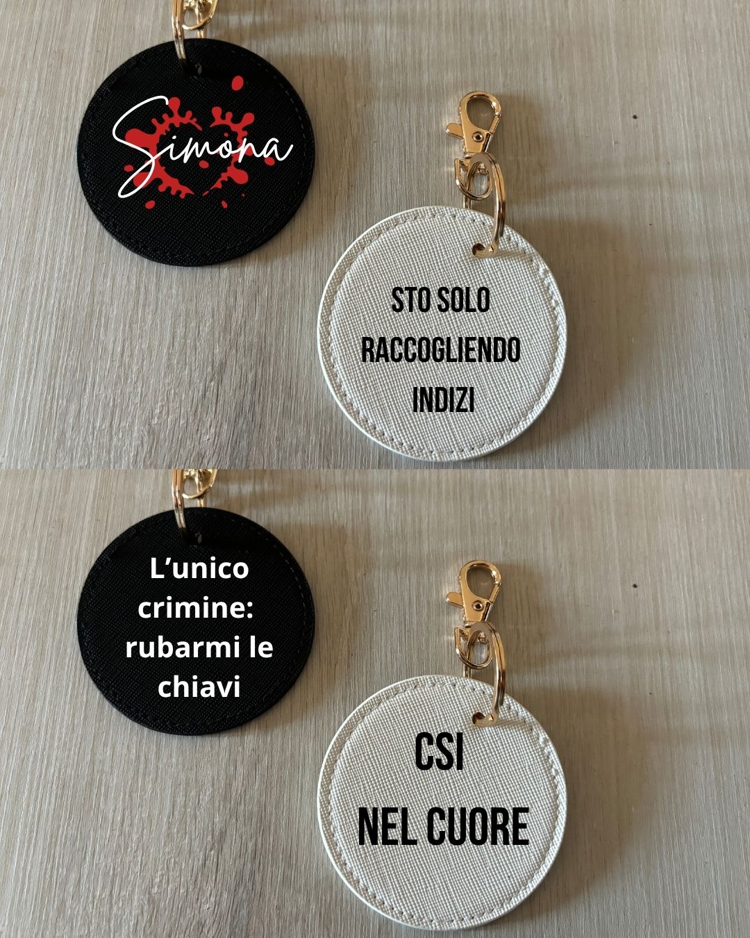Portachiavi Personalizzati in Ecopelle - Eleganza e Sostenibilità