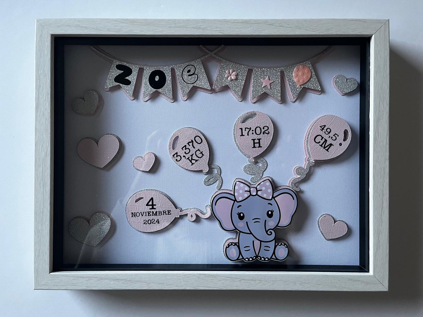 Kit de Nacimiento: Círculos de Plexiglás, Caja Personalizada y Fotografía de Nacimiento 💕