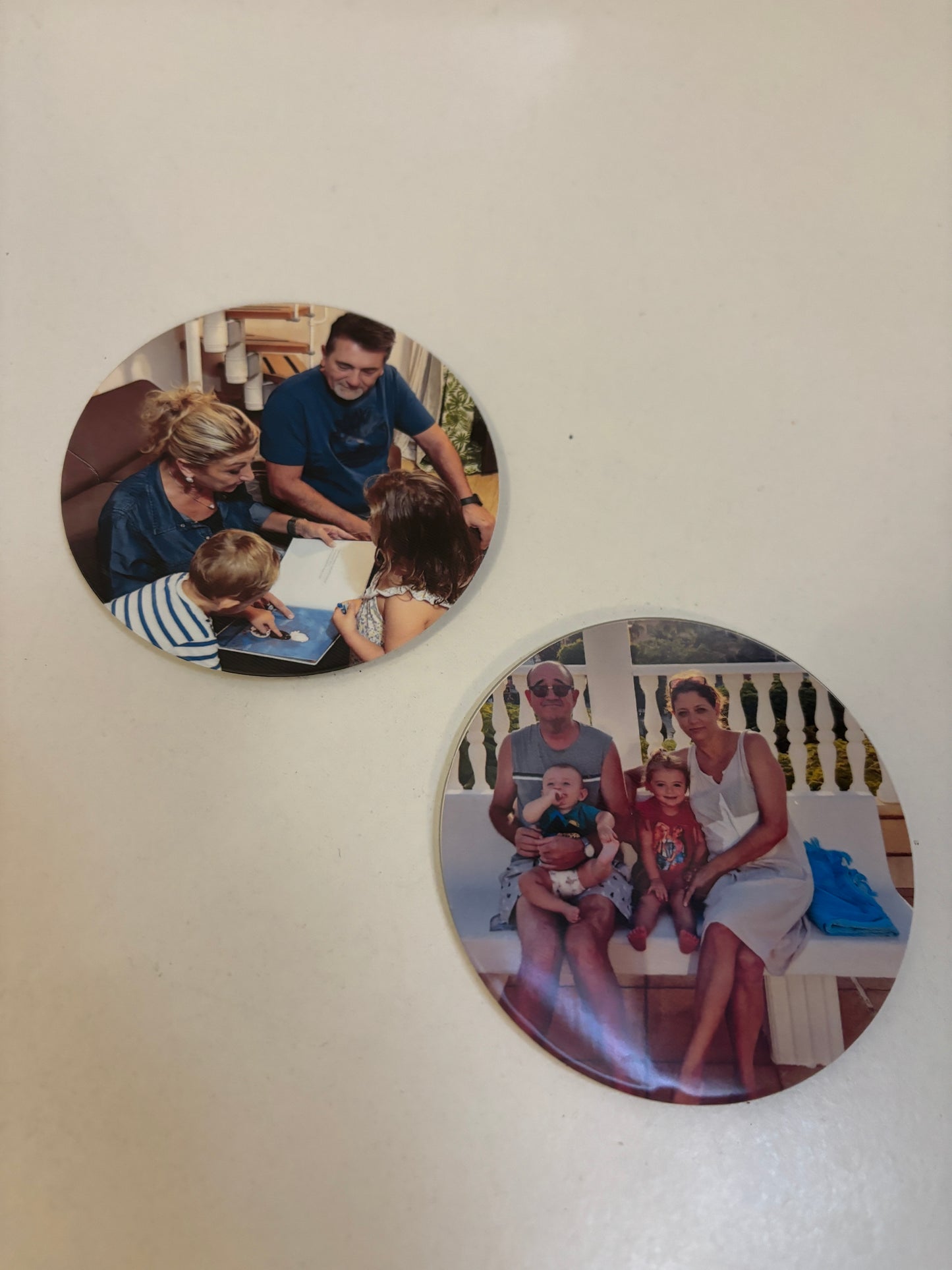 Calamite Circolari Personalizzate – Foto e Dedica Unica