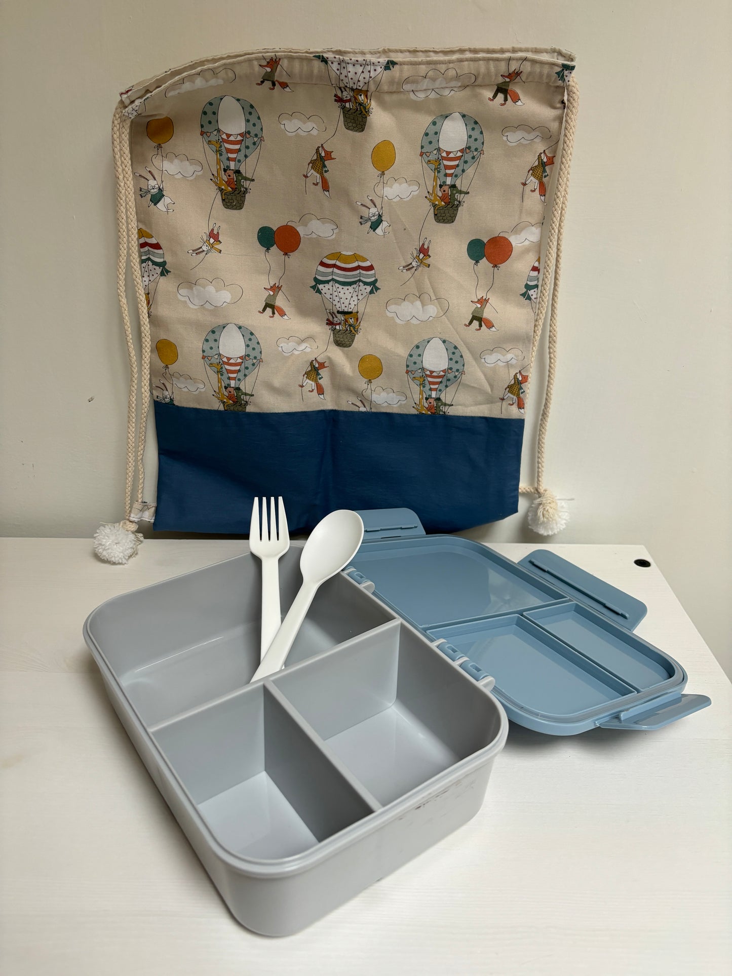 Kit Sacca + Porta Pranzo Personalizzabile🎒🍱