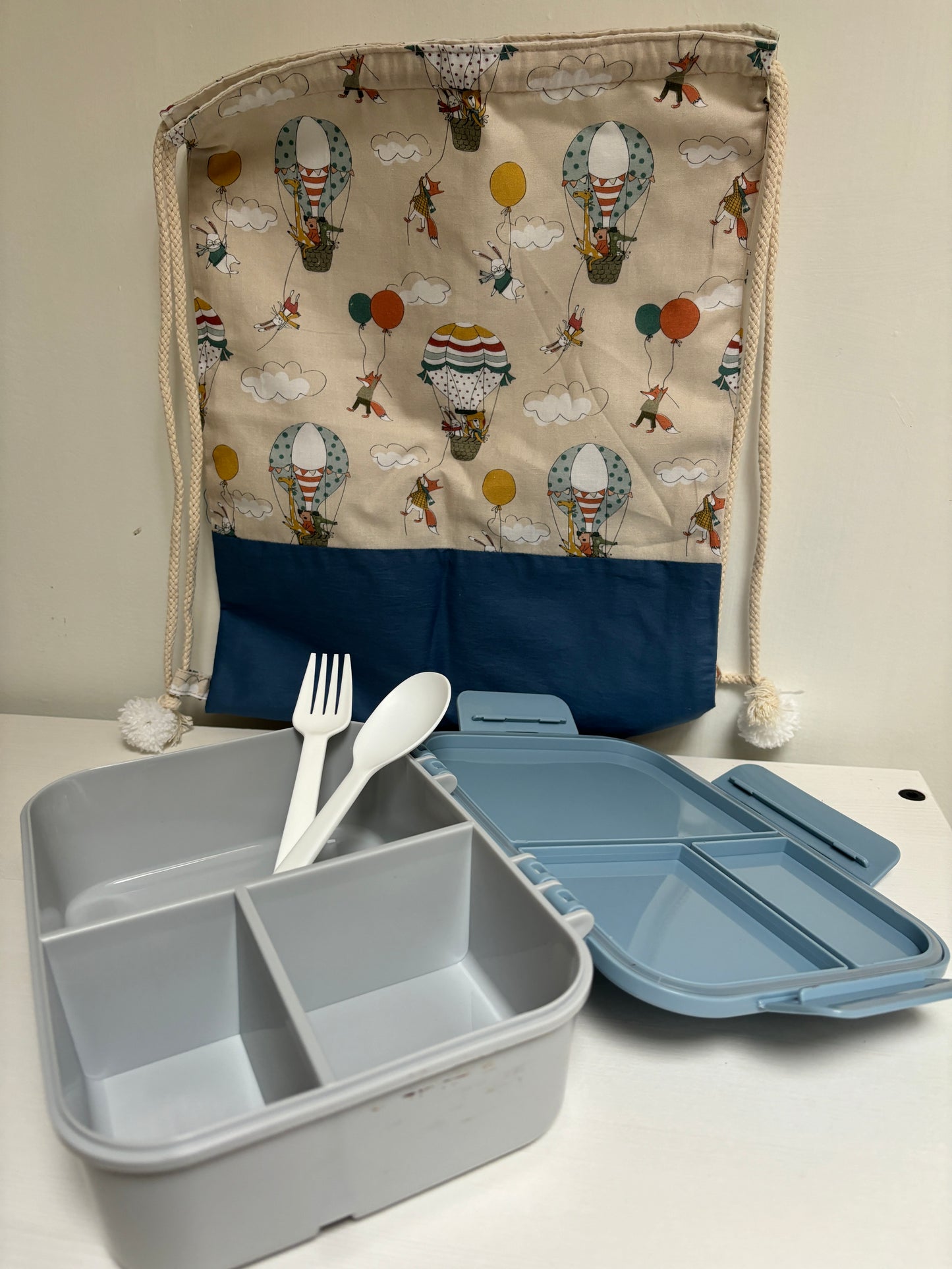 Kit Sacca + Porta Pranzo Personalizzabile🎒🍱