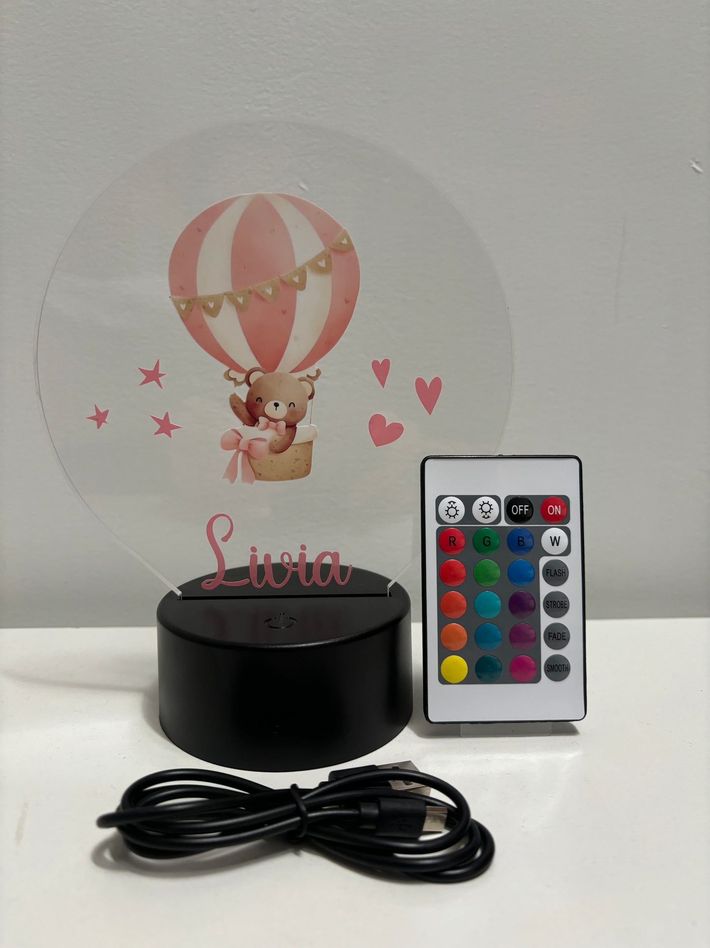 🌟 Lampada Personalizzata per Bambini – Un Sogno di Luce su Misura 🌟