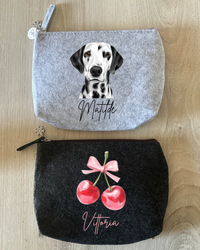 Neceser de fieltro personalizable
