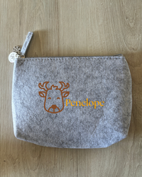 Neceser de fieltro personalizable