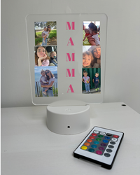 🌸 Lampada Personalizzata – Festa della Mamma 🌸