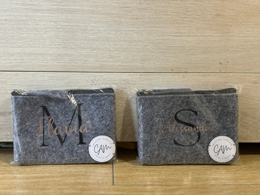 Personalized Felt Wallet