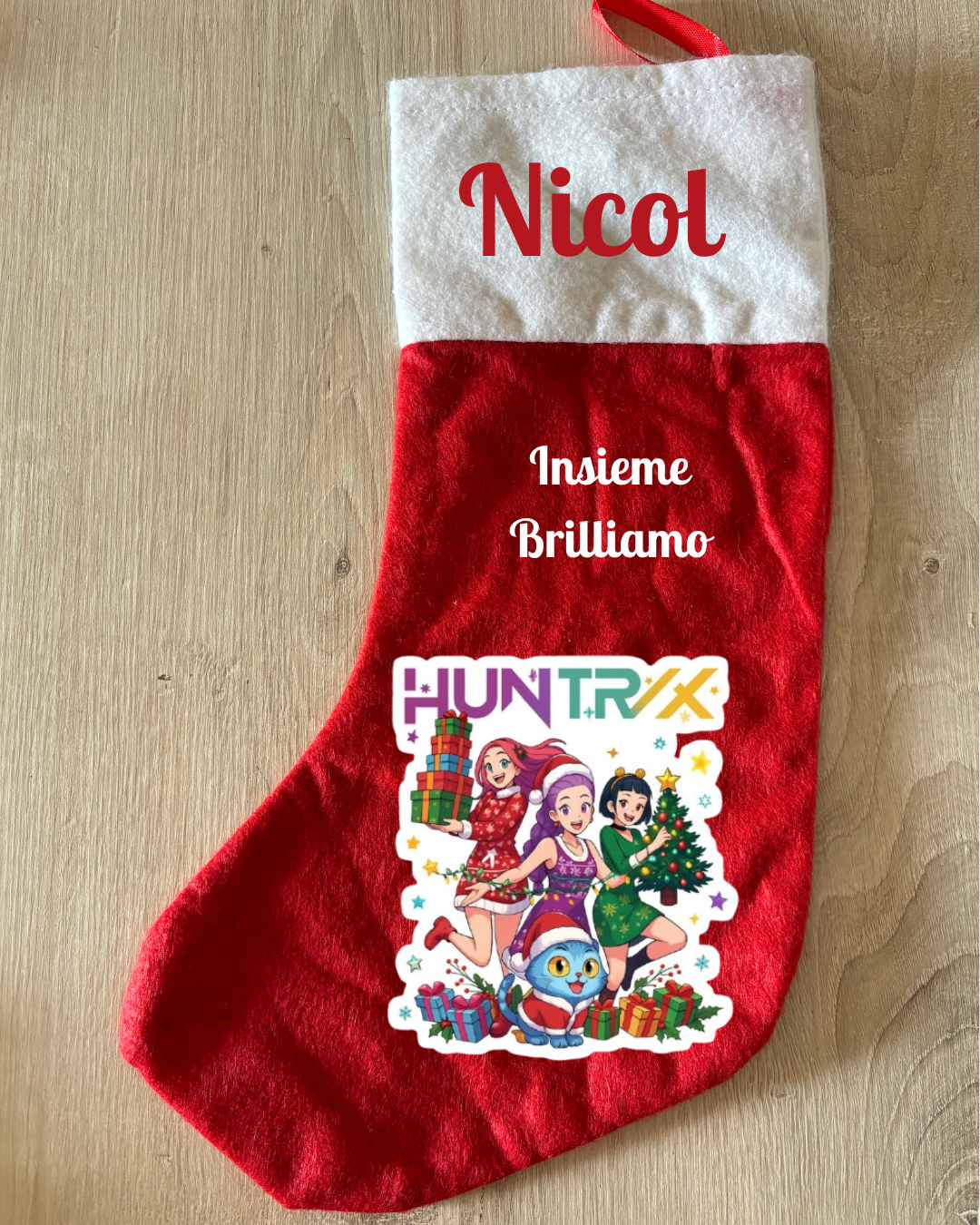 Calza di Natale personalizzata