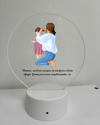 🌸 Lampada Personalizzata – Festa della Mamma 🌸