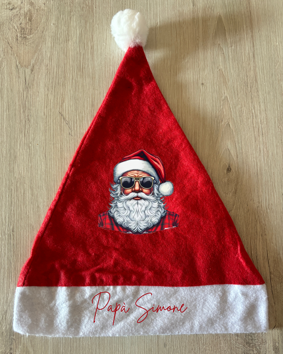 🎅 Cappello di Babbo Natale Personalizzato