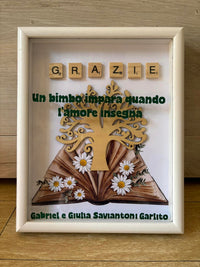 Cornice "Grazie Maestra"
