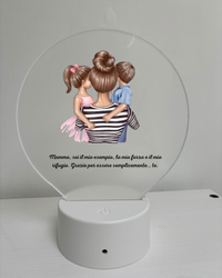 🌸 Lampada Personalizzata – Festa della Mamma 🌸