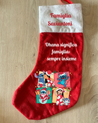 Calza di Natale personalizzata