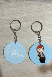 Personalized plexiglass keychain