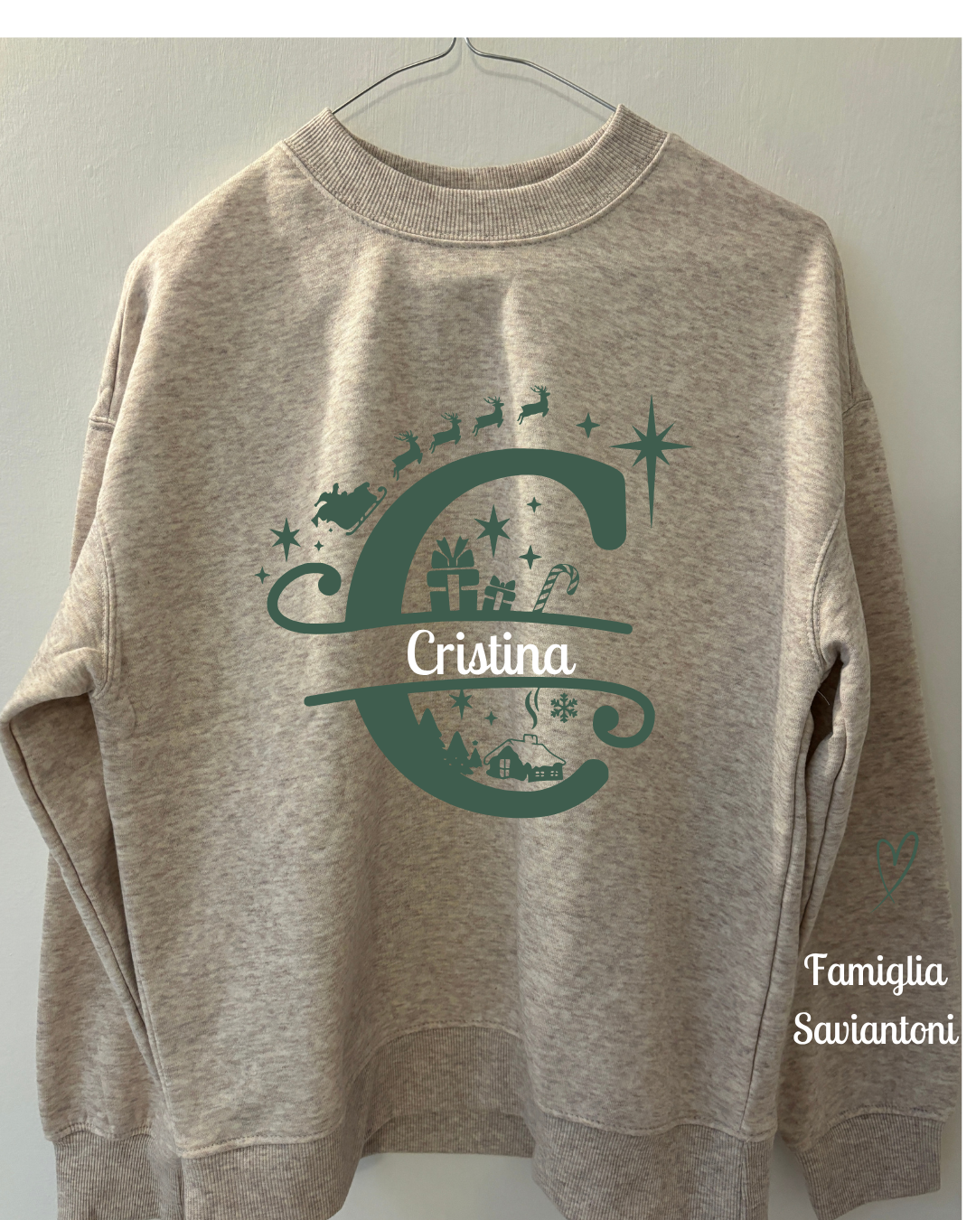 Felpe di Natale Personalizzate