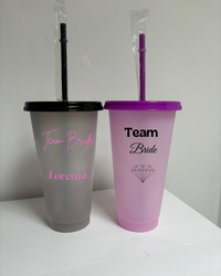 🥂 Bicchiere di Plastica Riutilizzabile per l’Addio al Nubilato 🎉