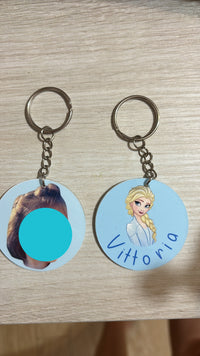 Personalized plexiglass keychain