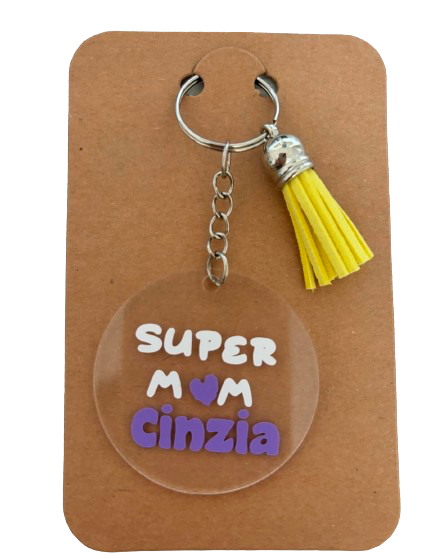 Portachiavi Personalizzato con Foto e Dedica – Idea Regalo Unica