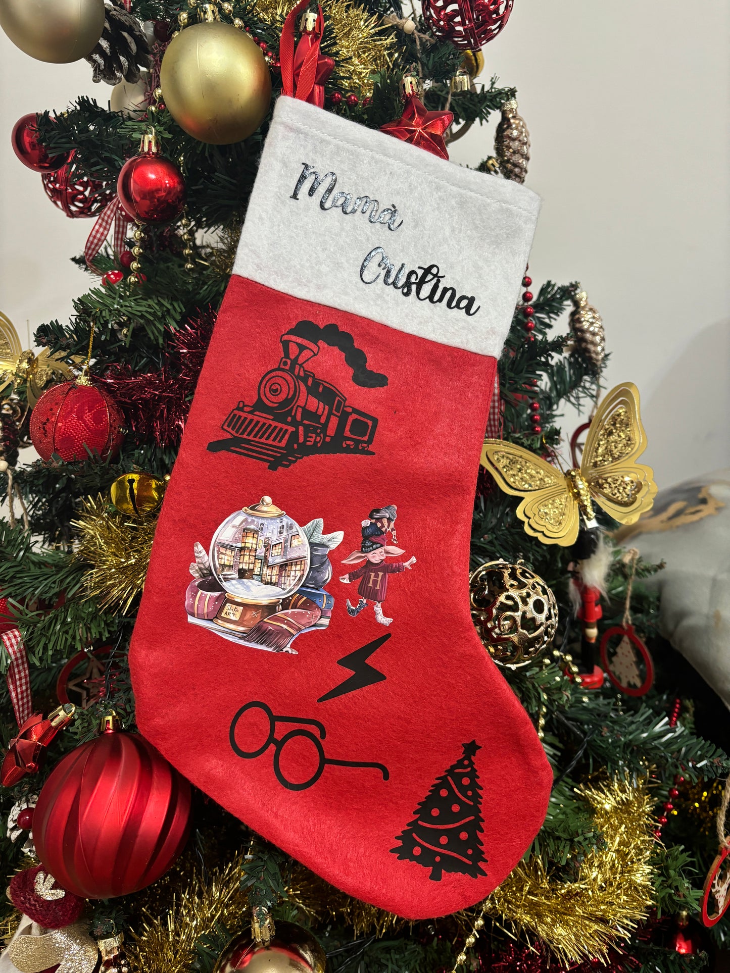 Calza di Natale personalizzata