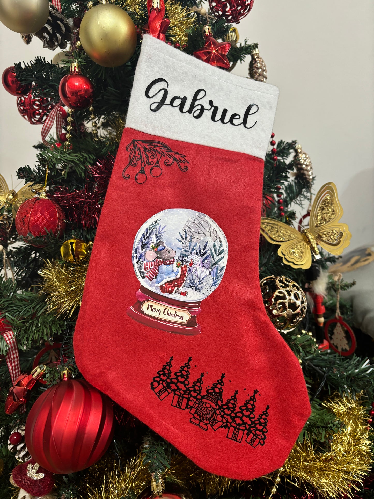 Calza di Natale personalizzata