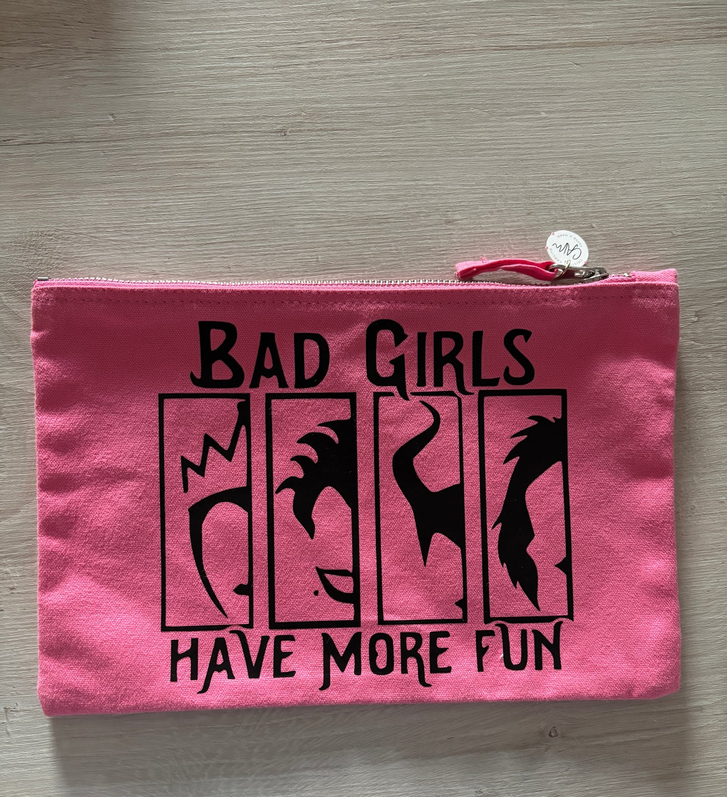 Cotton Zippered Beauty and Pencil Case – Elegance and Everyday Functionality