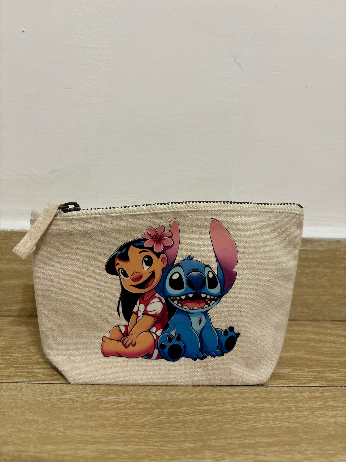 Cotton Zippered Beauty and Pencil Case – Elegance and Everyday Functionality