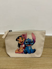 Cotton Zippered Beauty and Pencil Case – Elegance and Everyday Functionality