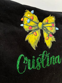 Cotton Zippered Beauty and Pencil Case – Elegance and Everyday Functionality