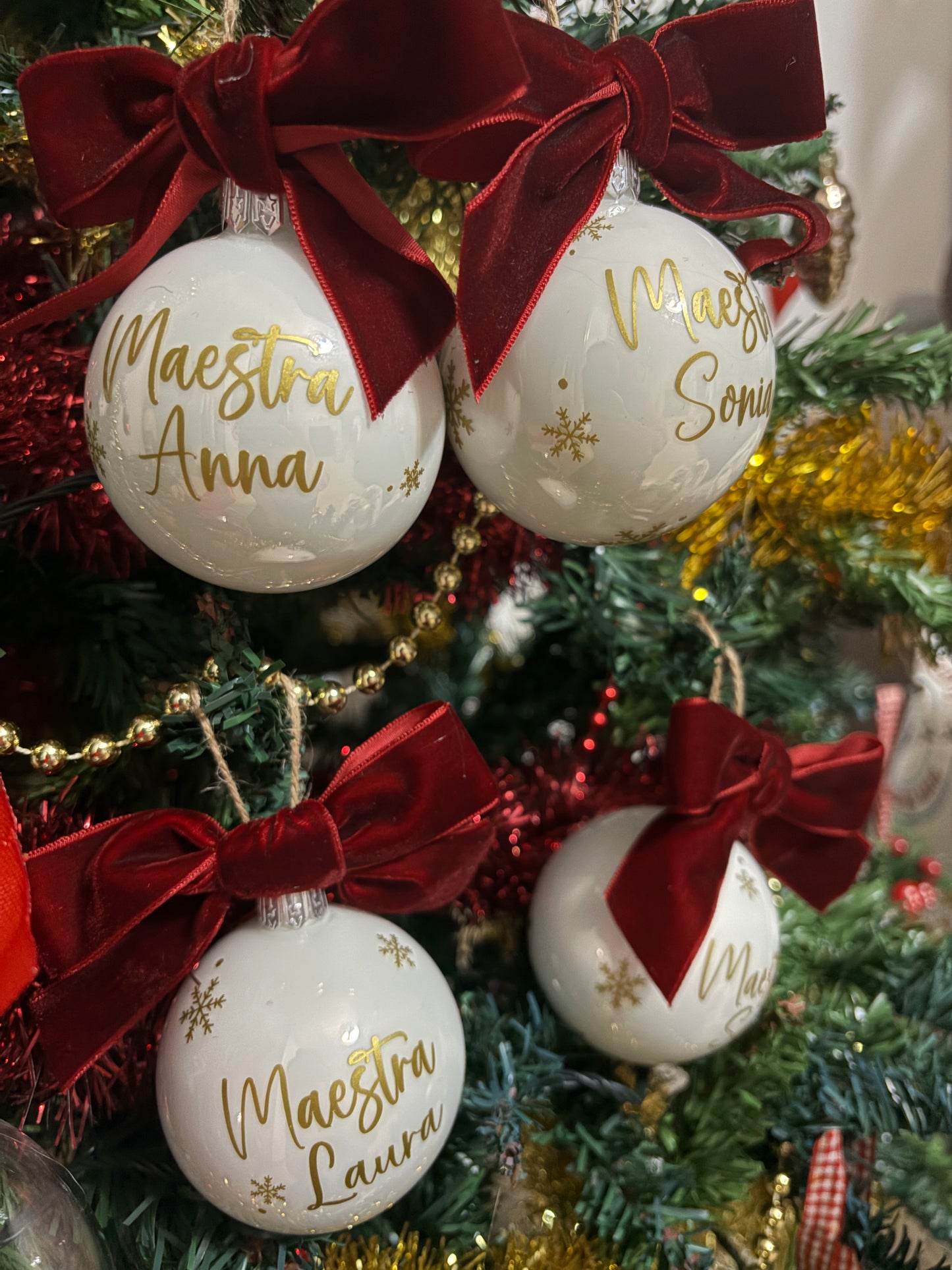 Palla di natale personalizzata