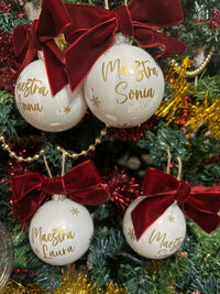 Palla di natale personalizzata