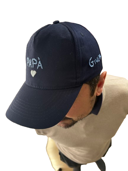 Cappello Ricamato a mano personalizzato per la Festa del Papà