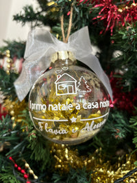 Palla di natale personalizzata
