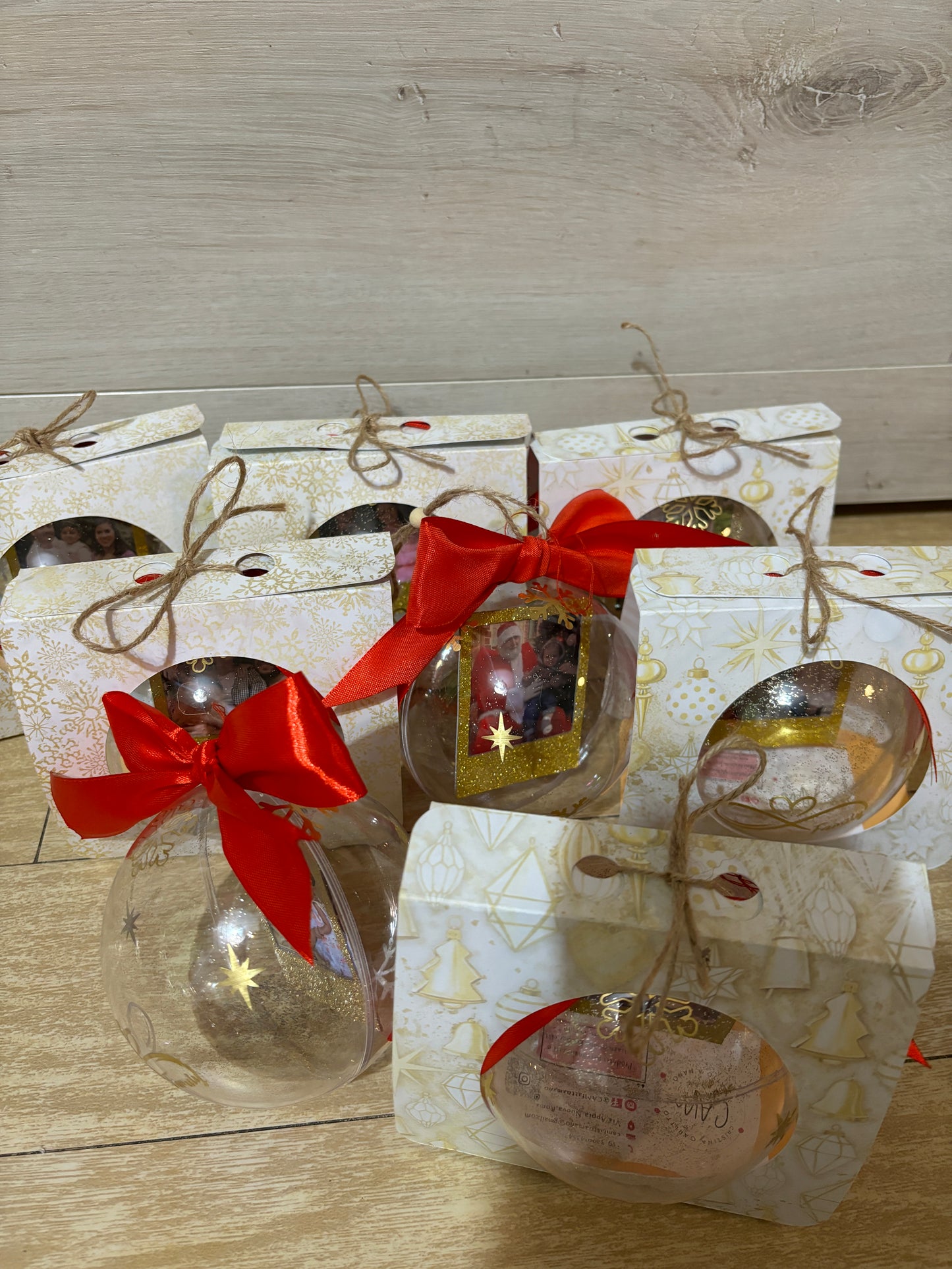 Palle di Natale personalizzate con foto