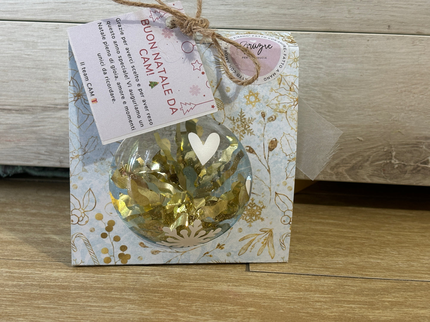 Palla di natale personalizzata