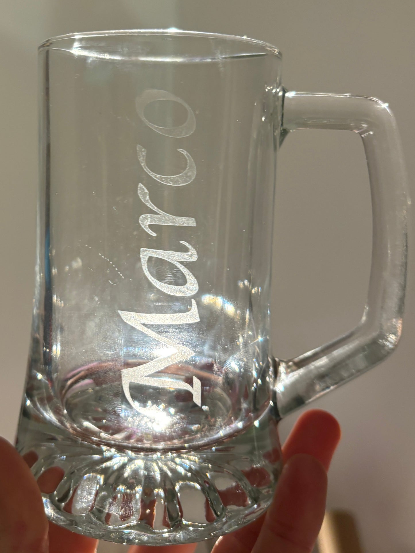 Vaso de cerveza personalizado