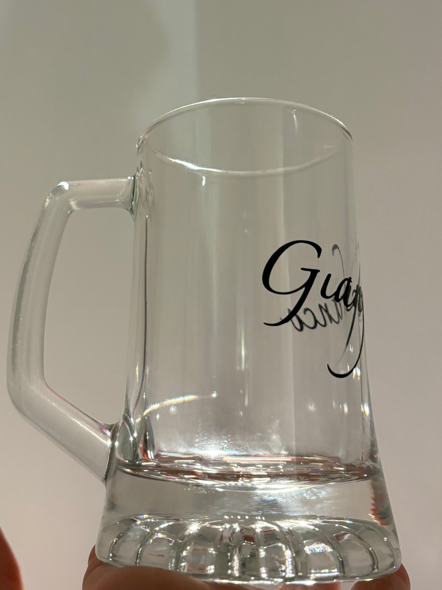 Vaso de cerveza personalizado