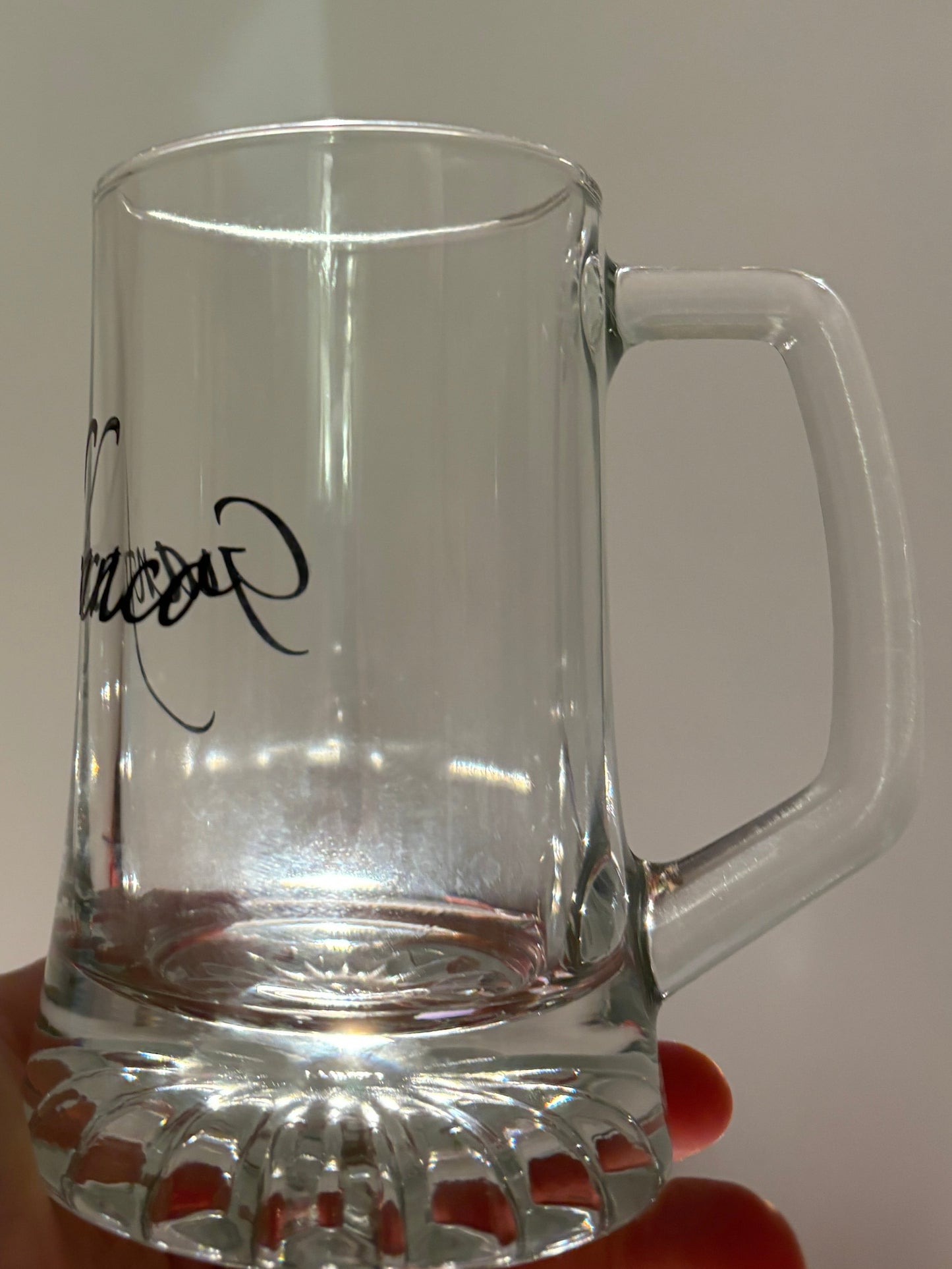 Vaso de cerveza personalizado