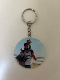 Portachiavi Personalizzato con Foto e Dedica – Idea Regalo Unica