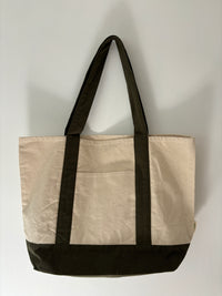 Recycled Cotton Bag with Colored Handles