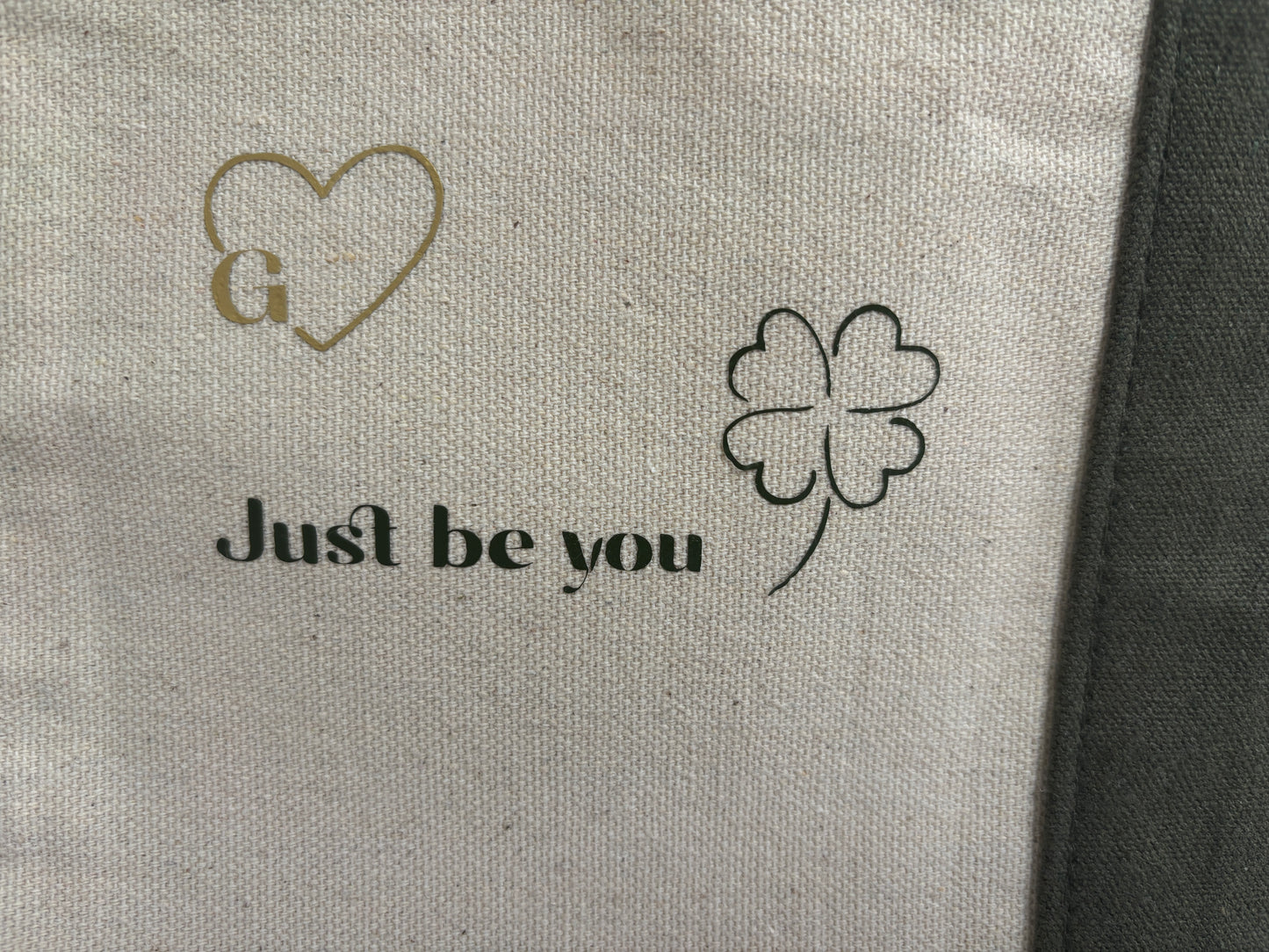 Recycled Cotton Bag with Colored Handles