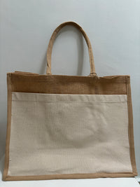 Borsa di Juta e Cotone Personalizzata