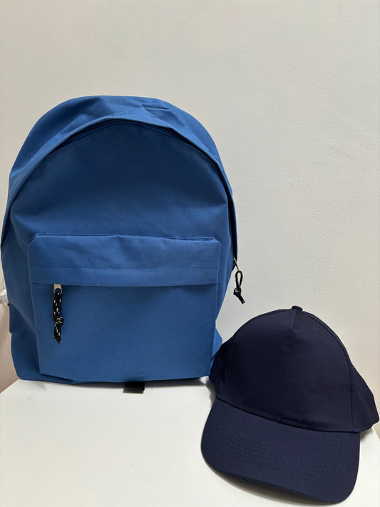 Kit Zainetto + Cappello Personalizzati – L’Essenziale per un’Estate da Piccoli Grandi Avventurieri!