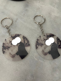 Personalized plexiglass keychain
