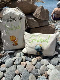 Cotton Zippered Beauty and Pencil Case – Elegance and Everyday Functionality