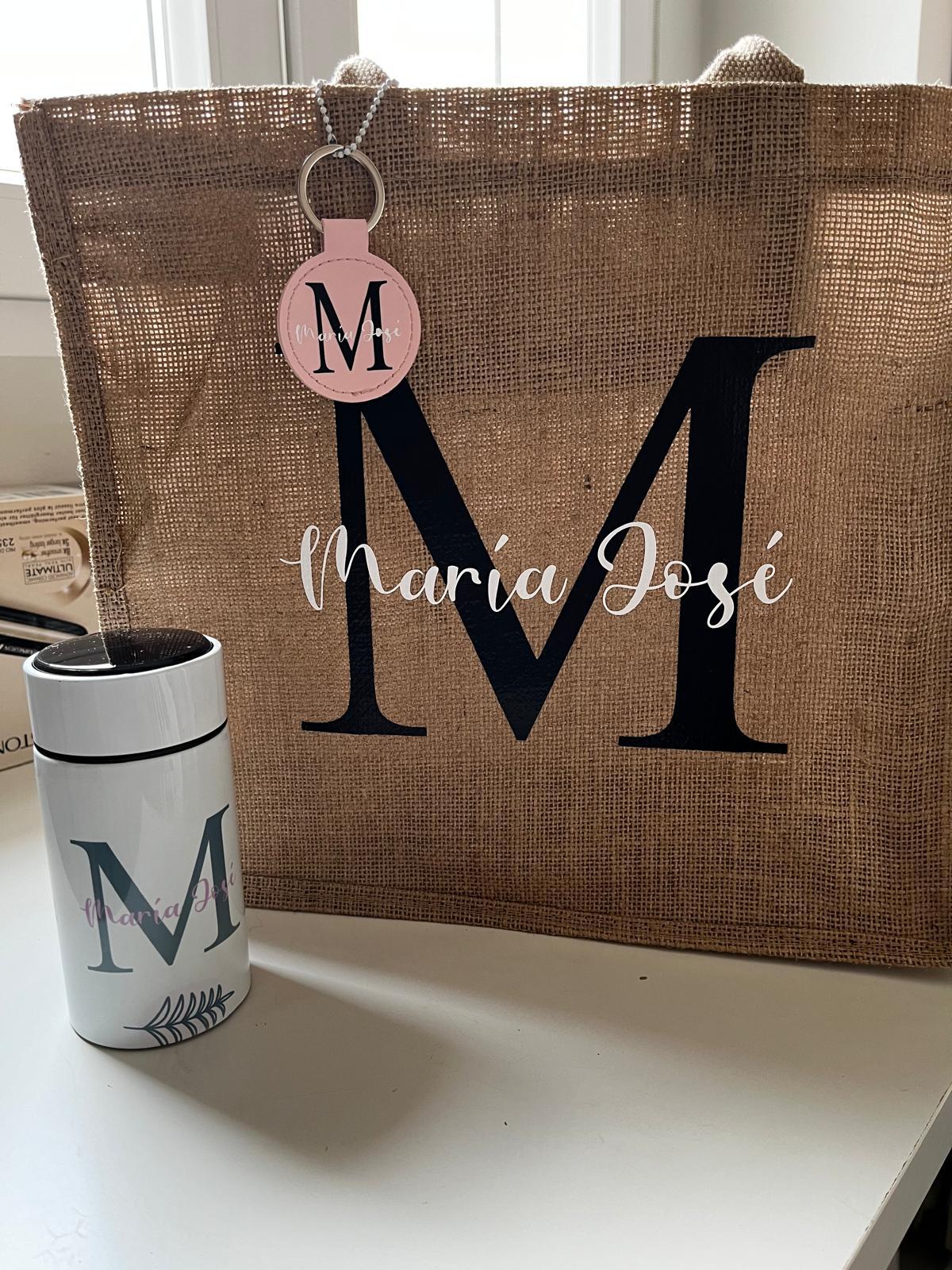 Bolsa de yute personalizada