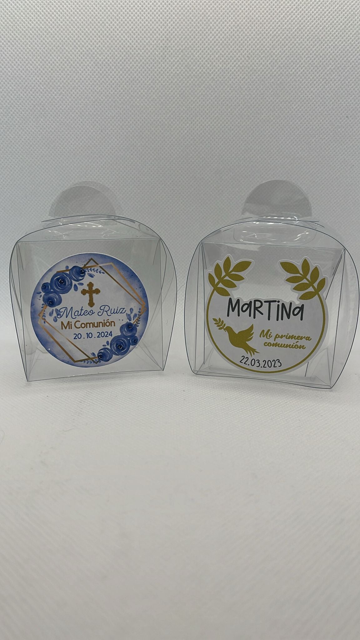 Personalized favor boxes