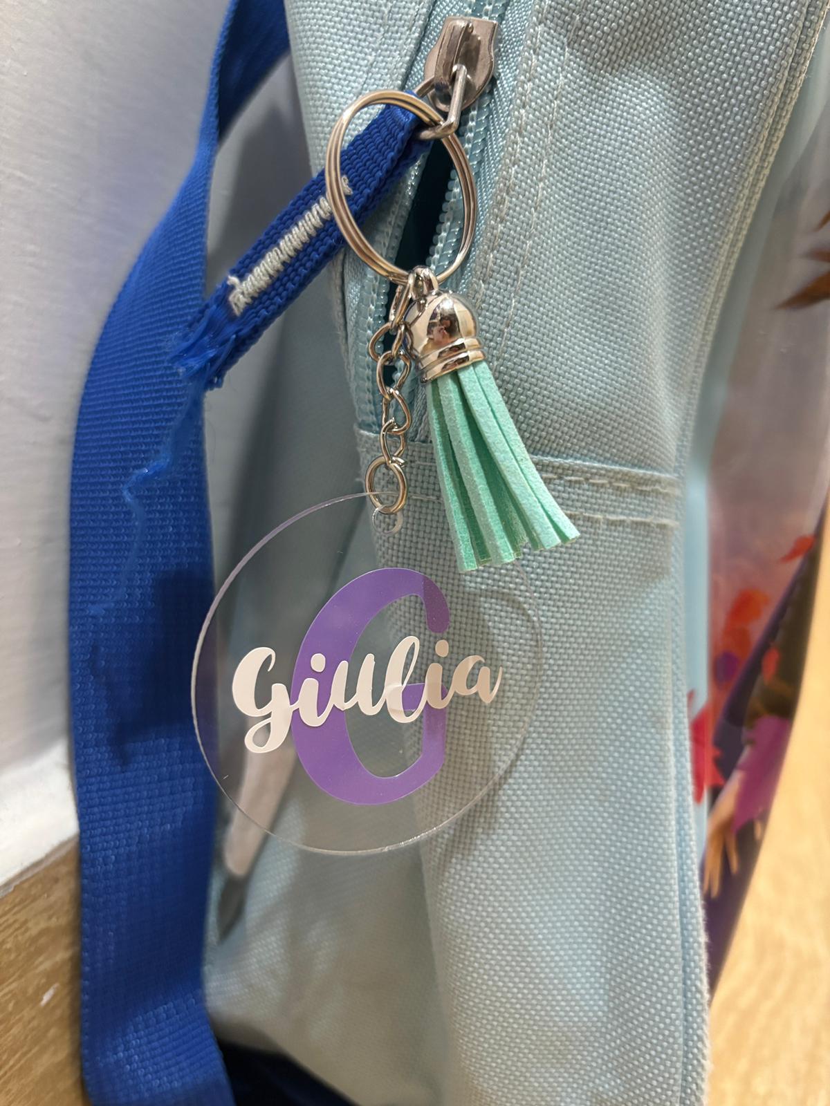 Portachiavi Personalizzato con Foto e Dedica – Idea Regalo Unica