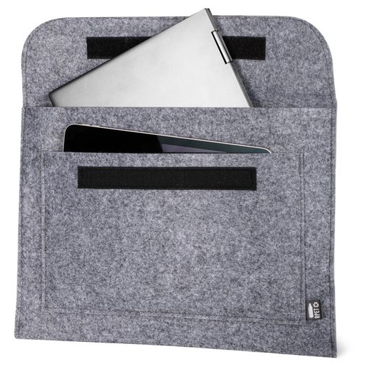 Funda para portátil personalizada de fieltro RPET