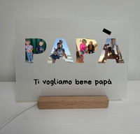 🌸 Lampada Personalizzata – Festa della Mamma 🌸